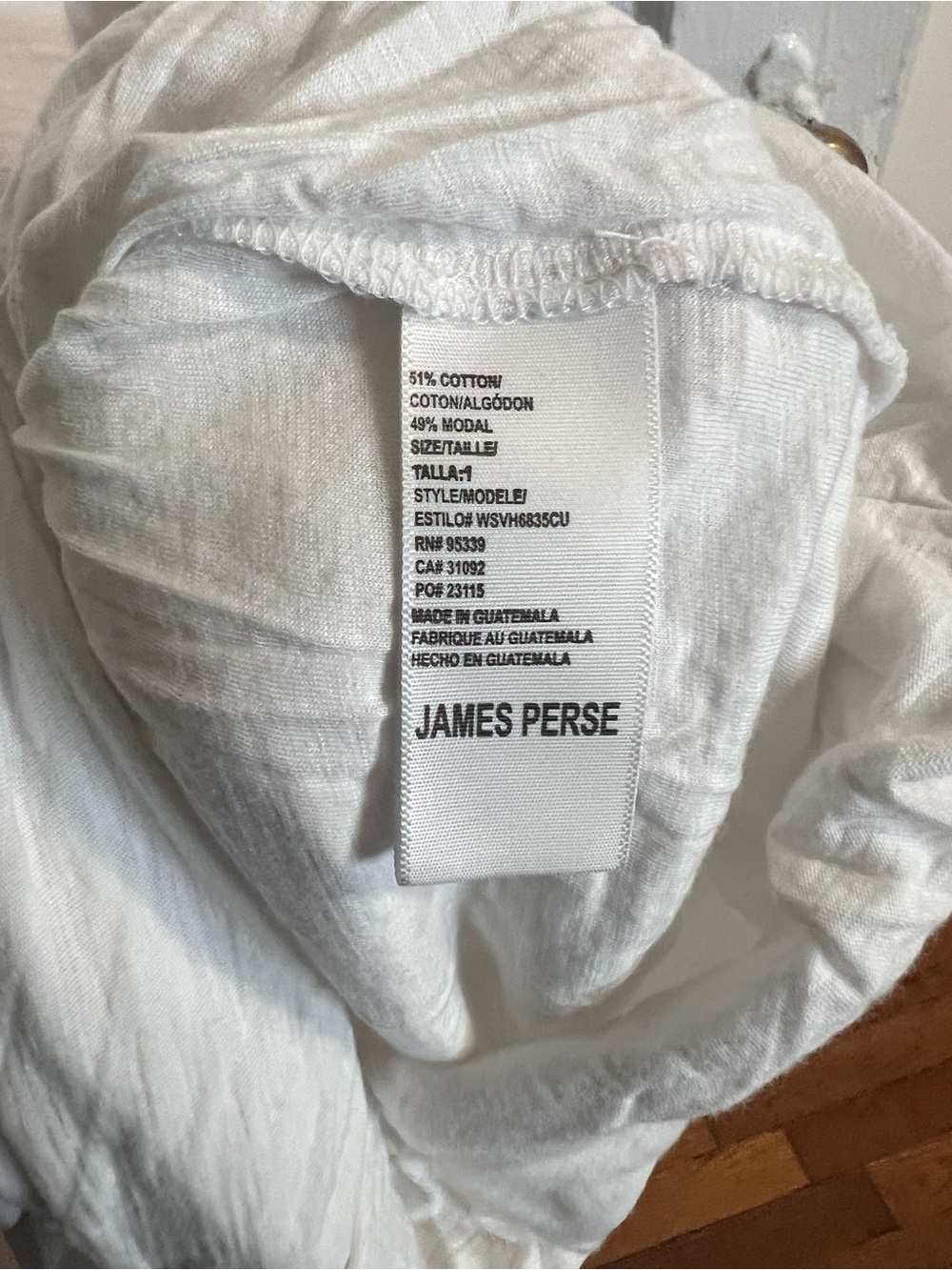 White crew neck T-shirt - Picture 12 of 12